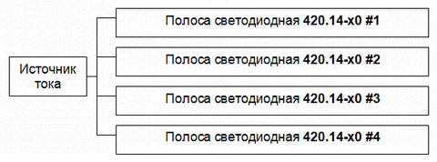 Схема подключения набора Схема подключения набора