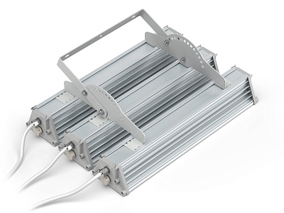 Регулируемое (объединяющая планка на 3 светильника), опционально